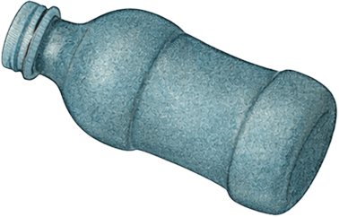 Illustration of plastic bottle