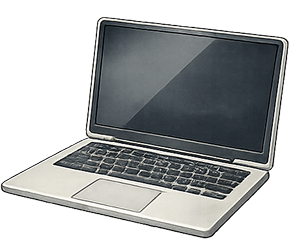 Illustration of laptop