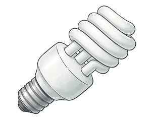 Illustration of light bulb