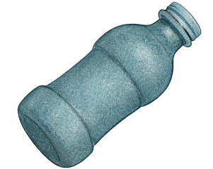 Illustration of a plastic bottle